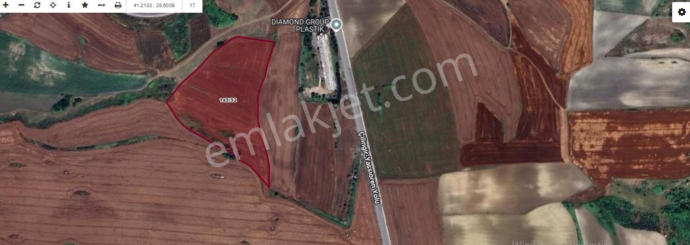 Arnavutköy Yassıörende Satılık Arsa , 1,650 M2 Hisseli Caddeye Yakın