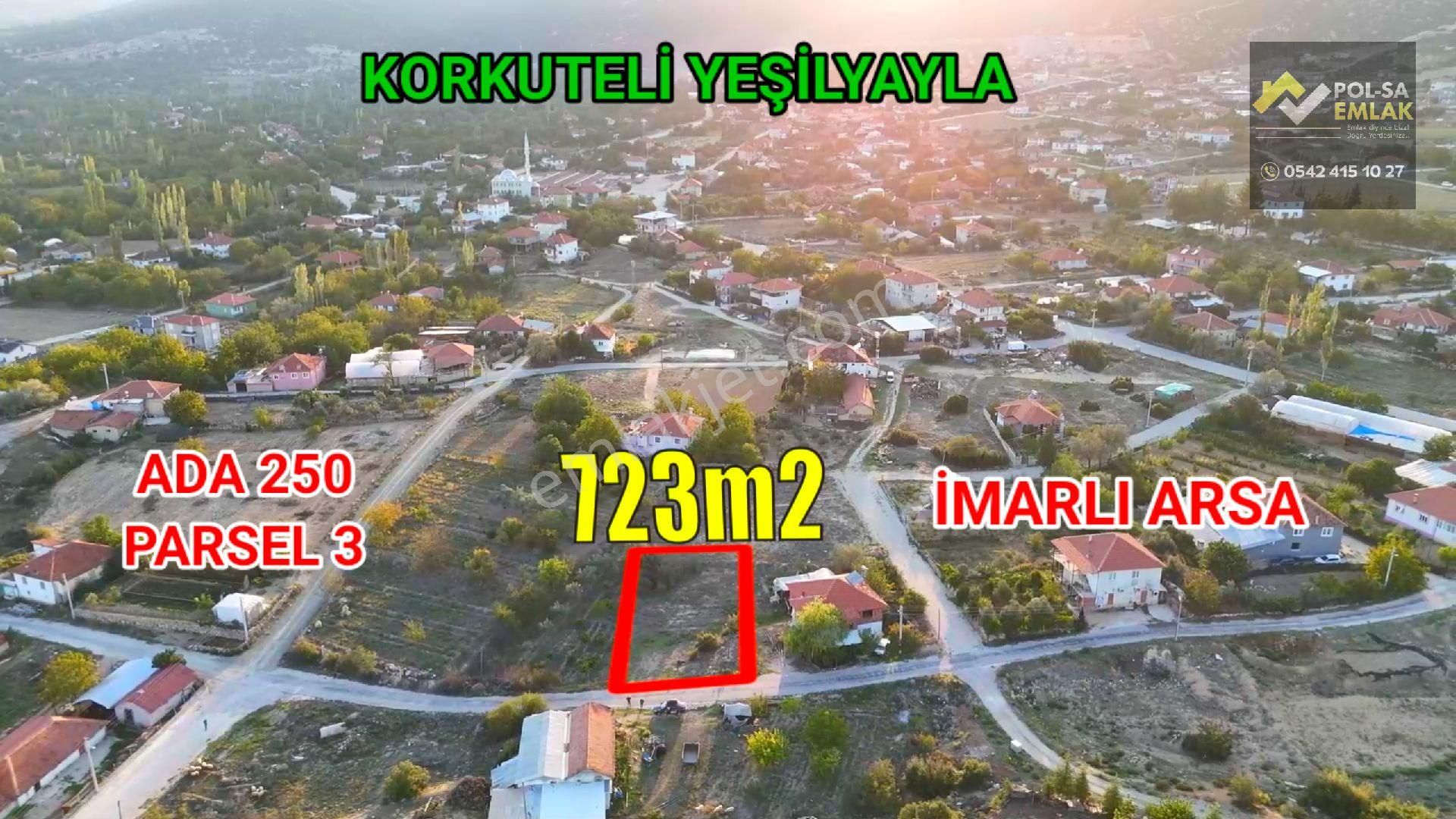 ✅korkuteli✅yeşilyayla ✅723m2 İmarlı Arsa