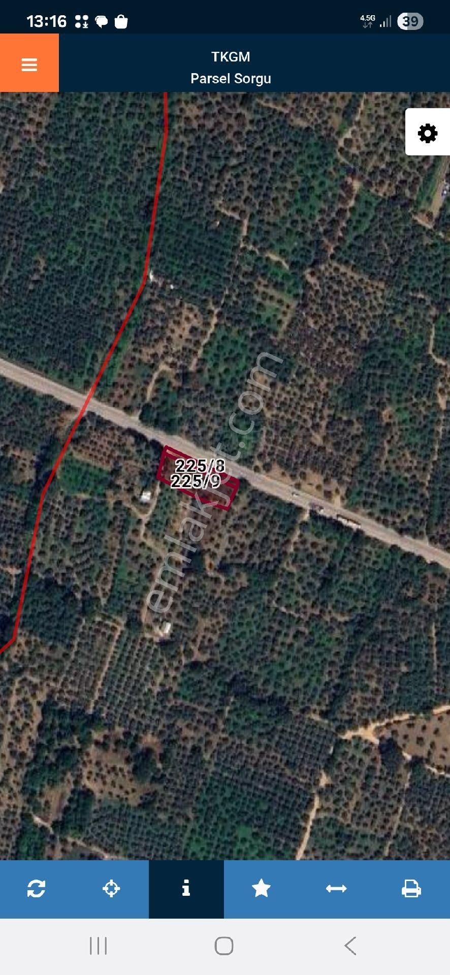 Bursa Orhangazi Keramet Mahallesi Asfalta Cephe Zeytinlik