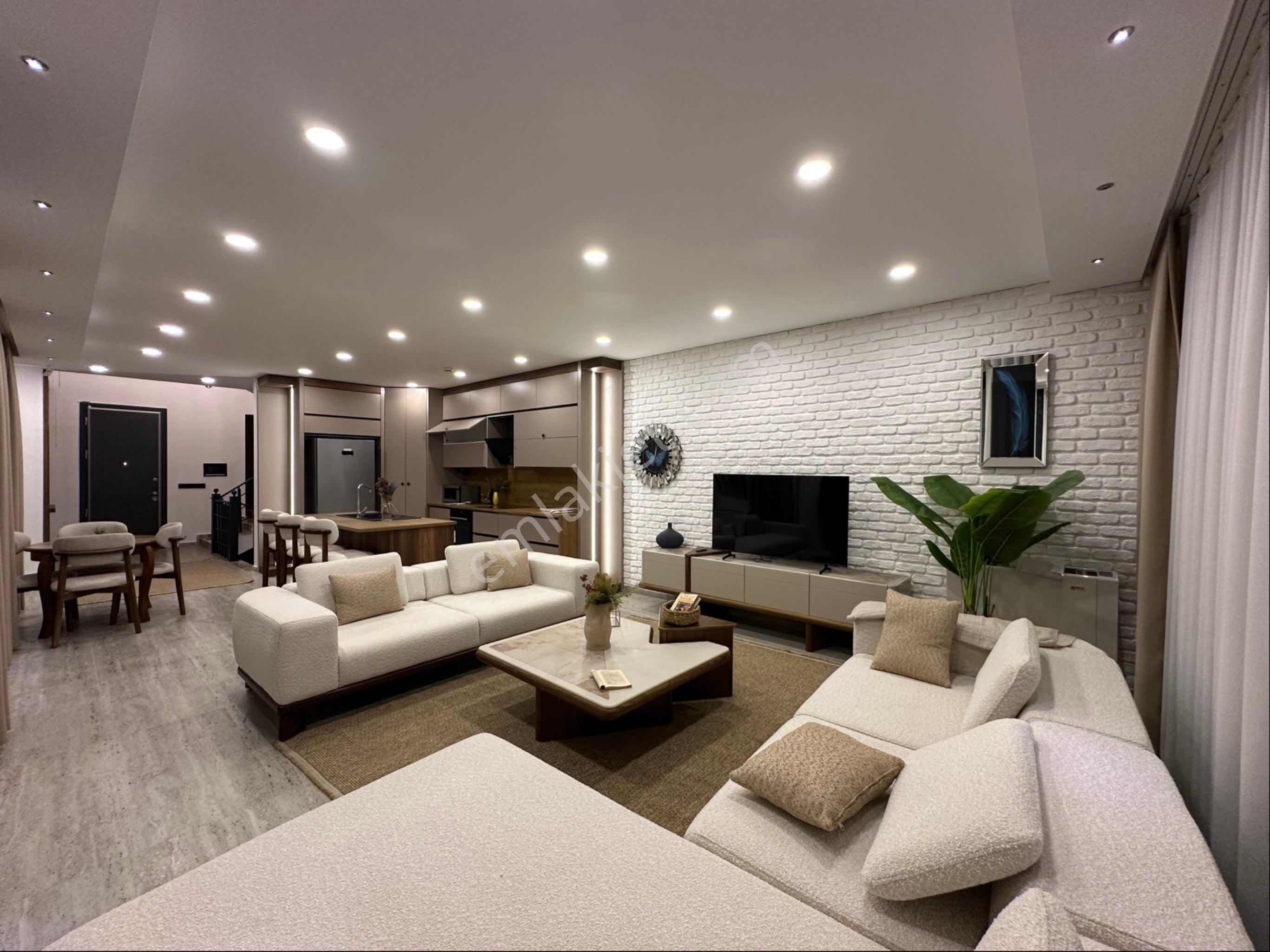Didim Efelerde Satılık 563 M2 Arsa İçi 4+1 Kapalı Havuzlu Akıllı Sistem Eşyalı Köşe Villa - Görsel 3