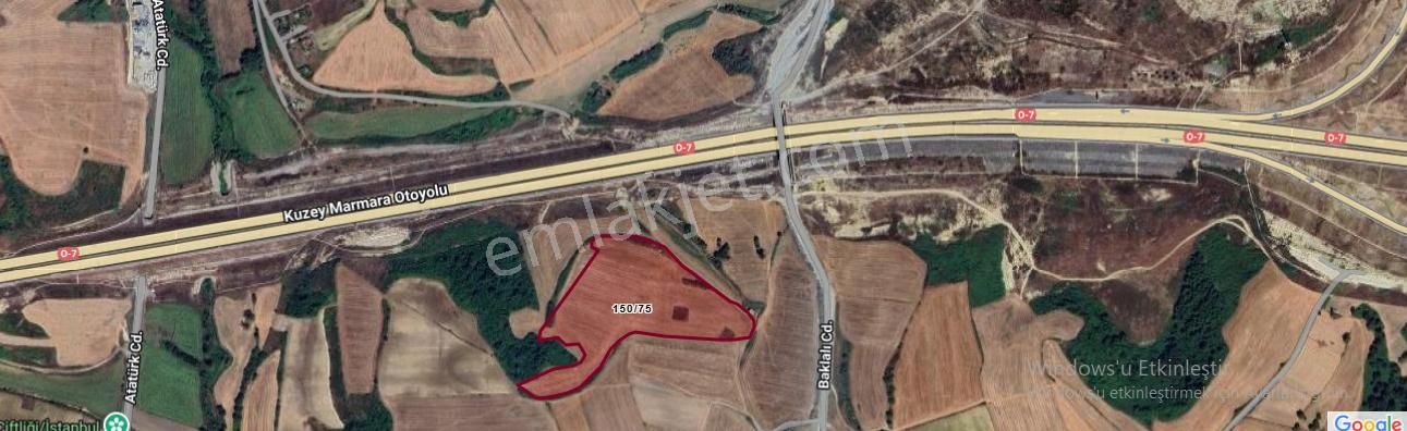 Arnavutköy Baklalıda Satılık Arsa ,1, 499 M2 Hisseli İmarlı