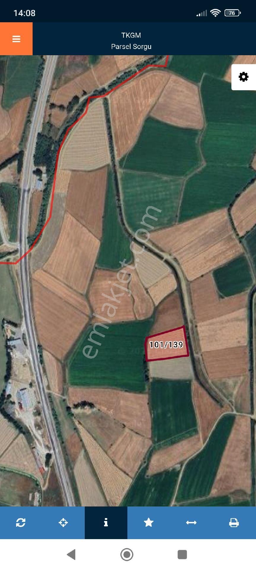 Kireç Mahallesi'nde Satılık Tarla