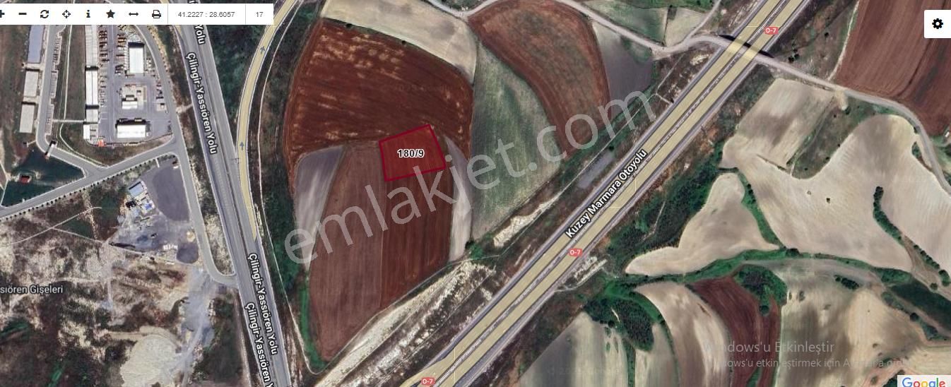 Arnavutköy Yassıörende Satılık Arsa , 1,282 M2 Hisseli