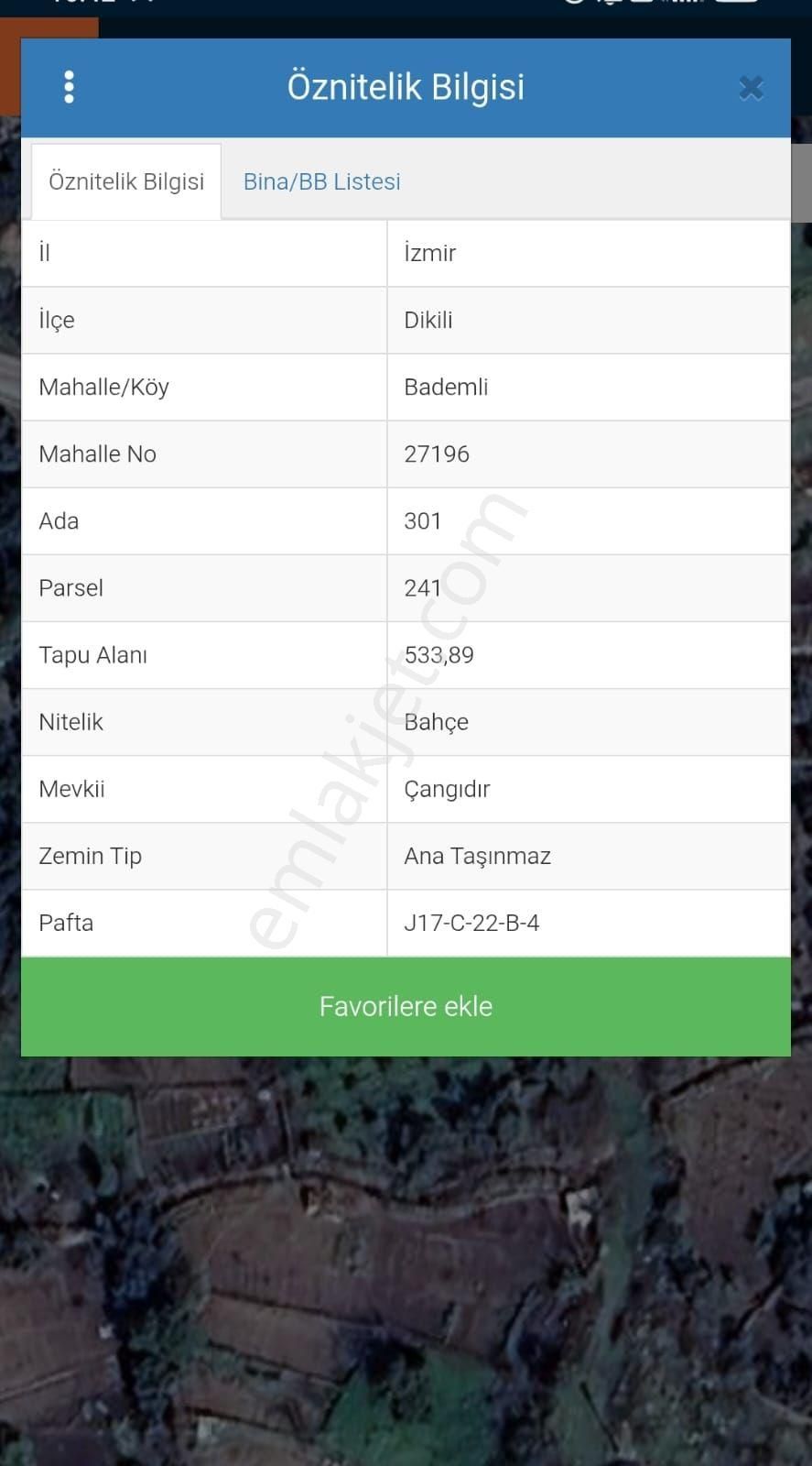 Dikili Ümmetoğlu'ndan Bademli Köyünde Yatırımlık Bahçe Nitekli 533 M2 - Görsel 2