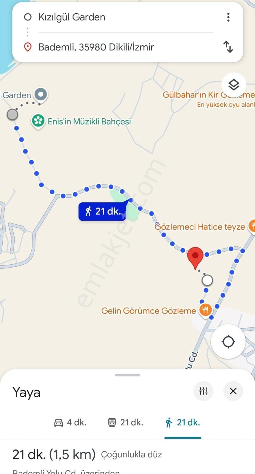 Dikili Ümmetoğlu'ndan Bademli Köyünde Yatırımlık Bahçe Nitekli 533 M2 - Görsel 9