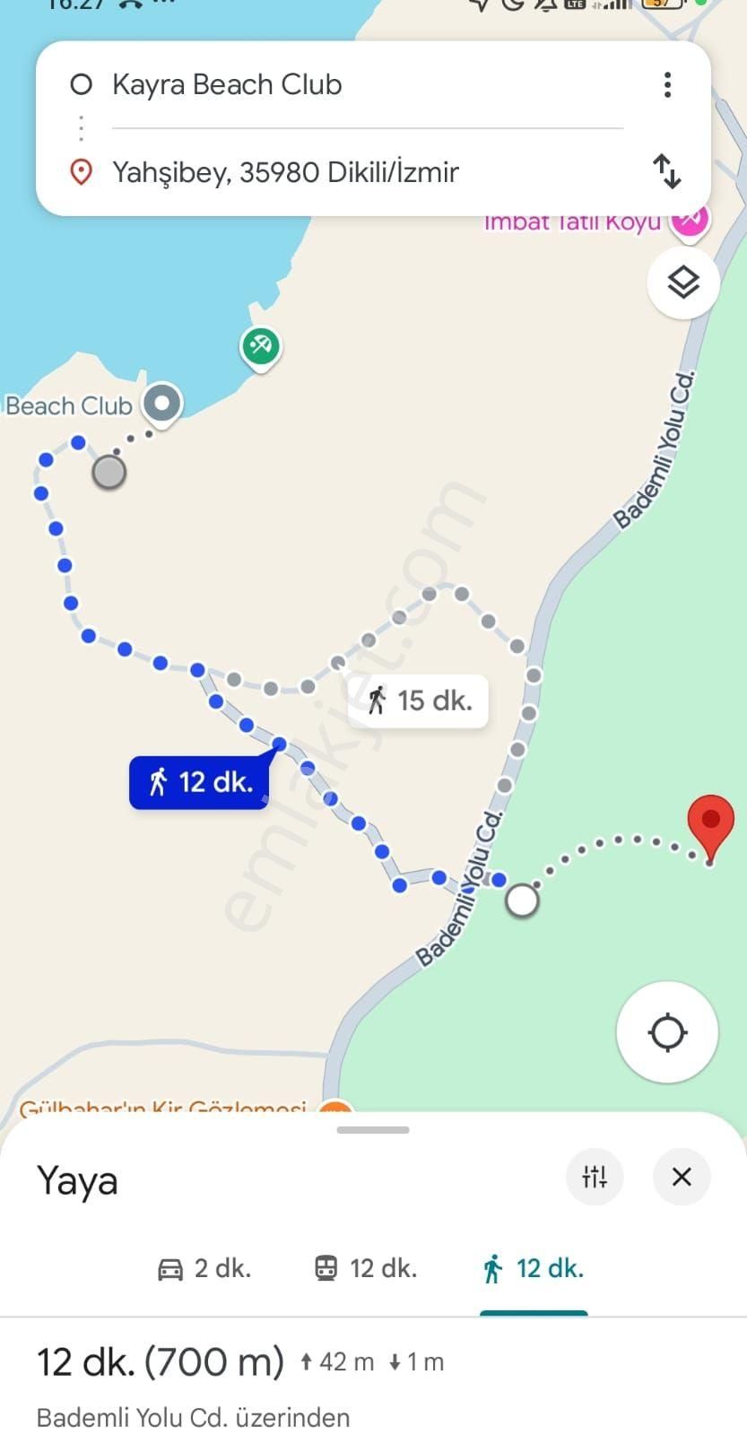 Dikili Ümmetoğlu'ndan 2.029 M2 Zeytinlik Tarla Yatırımlık - Görsel 7