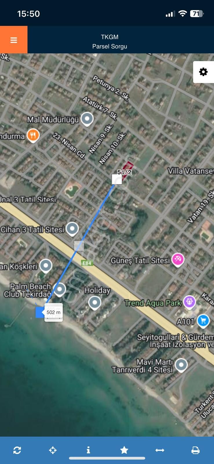 Marmaraereğlisi Yeniçiftlik Migrosa Ve Denize Çok Yakın Mesafede 160 M2 İmarlı Arsa