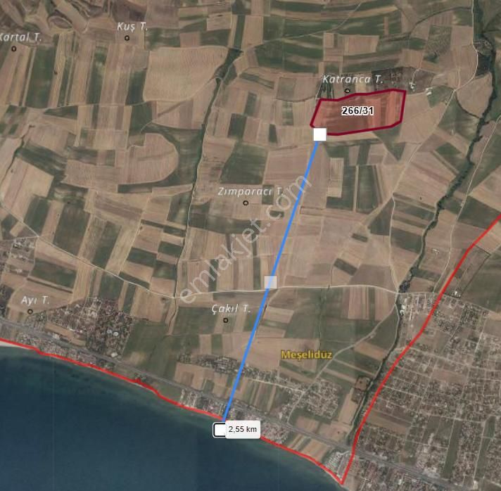 Tekirdağ Marmaraereğlisi Çeşmelide 266/31 Hisseli Yerleşime Yakın Yerimiz