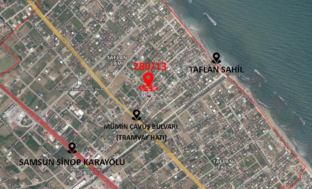 Truva'dan Atakum Taflan'da Denize Yakın Villa Arsası