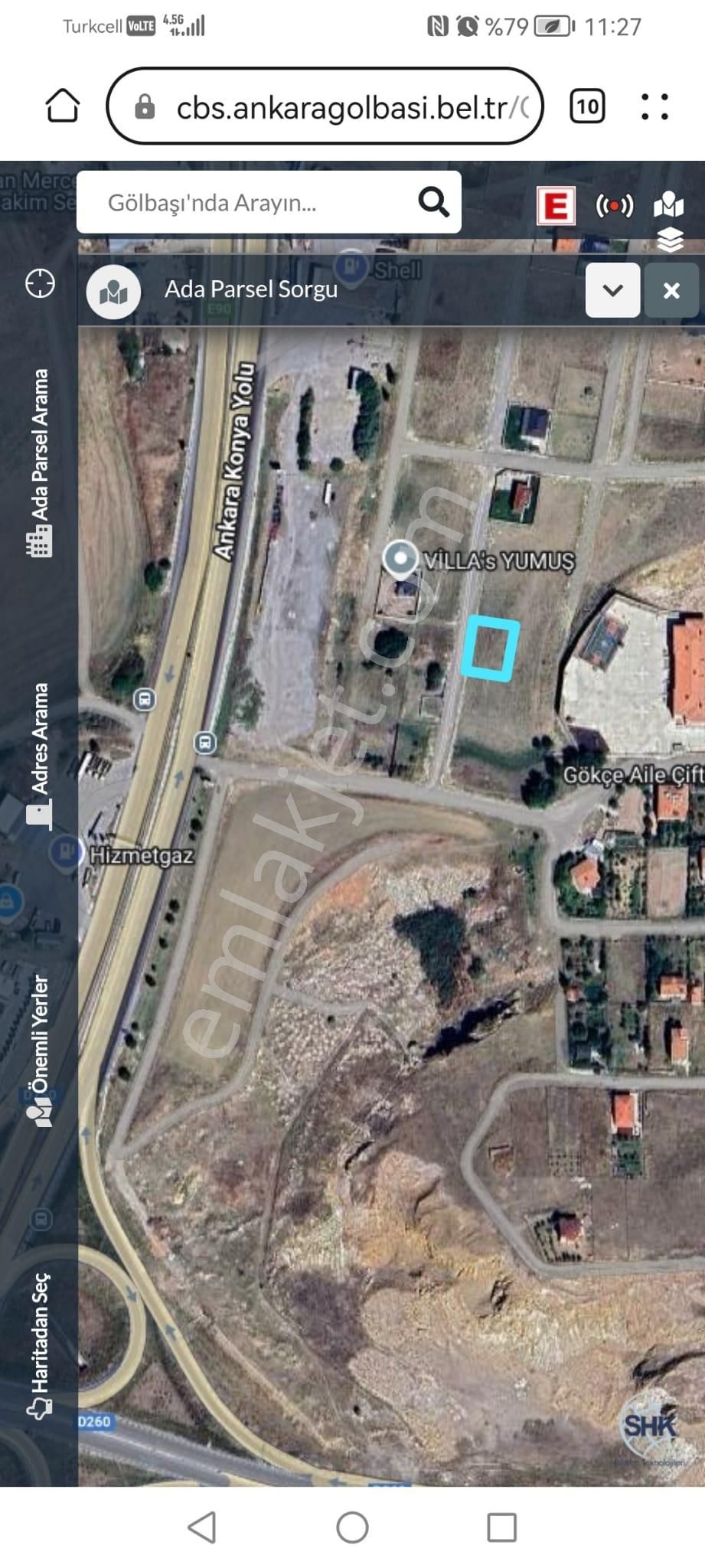 Konya Yoluna 100 Metre Mesafede 750 M2 İmarlı Villa Parseli - Görsel 10