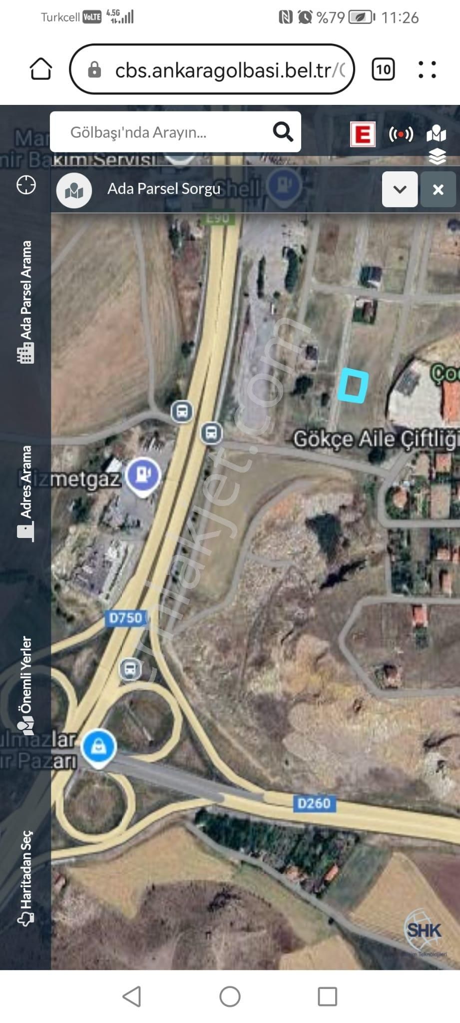 Konya Yoluna 100 Metre Mesafede 750 M2 İmarlı Villa Parseli - Görsel 9