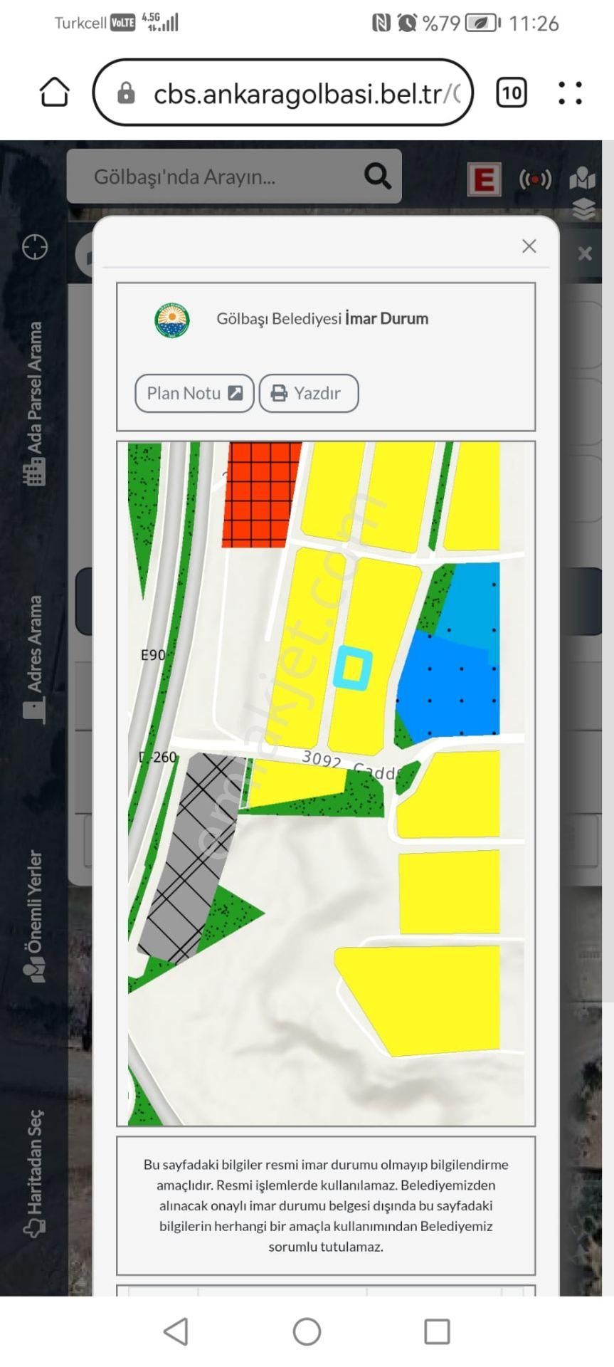 Konya Yoluna 100 Metre Mesafede 750 M2 İmarlı Villa Parseli - Görsel 11