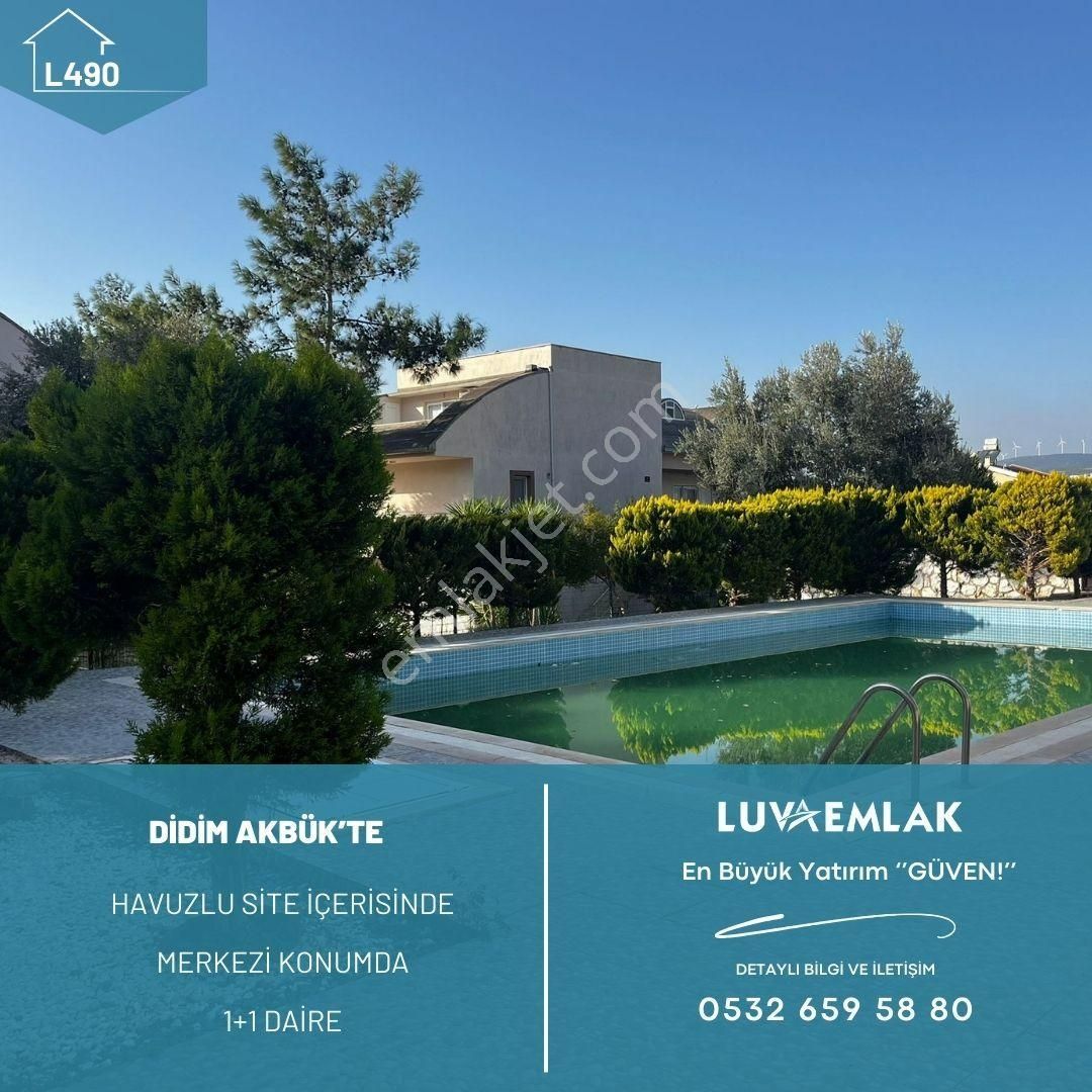 Didim Akbük’te Merkezi Konumda Havuzlu Site İçerisinde Satılık 1+1 Daire