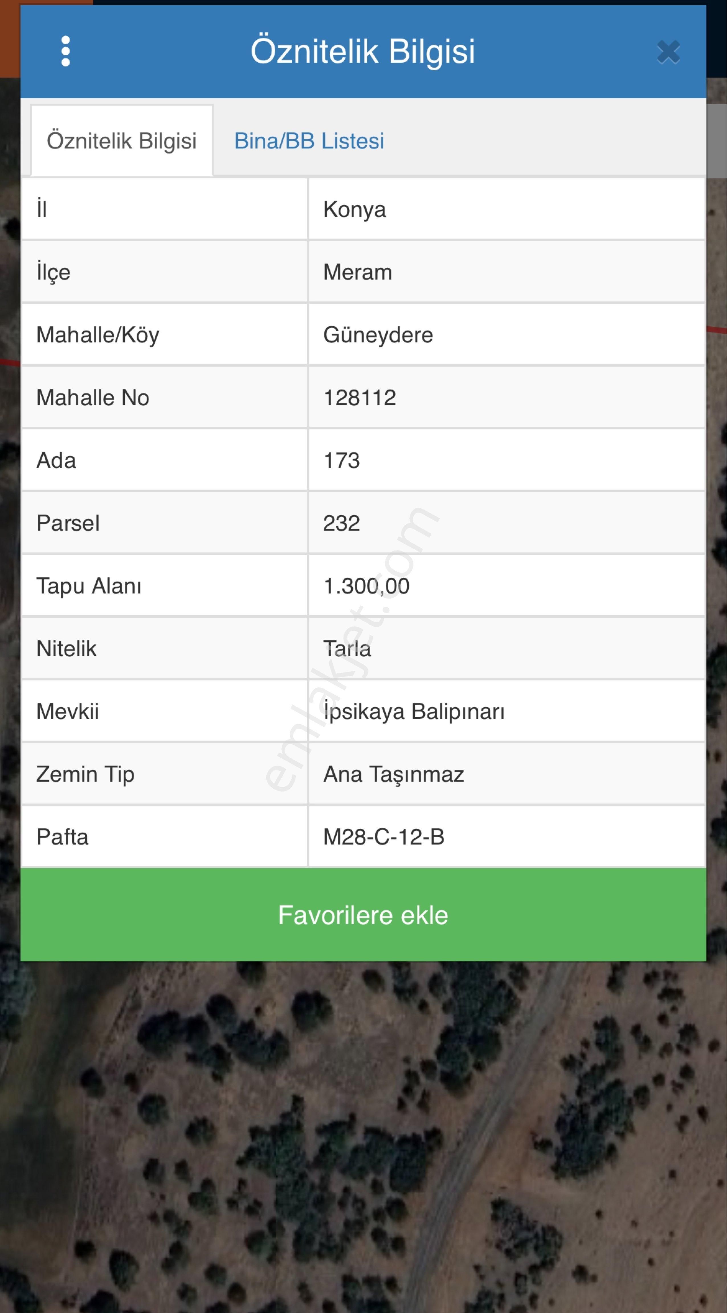 Melsa Başodadan Meram Güneydere Mah. Satılık Tarla - Görsel 2
