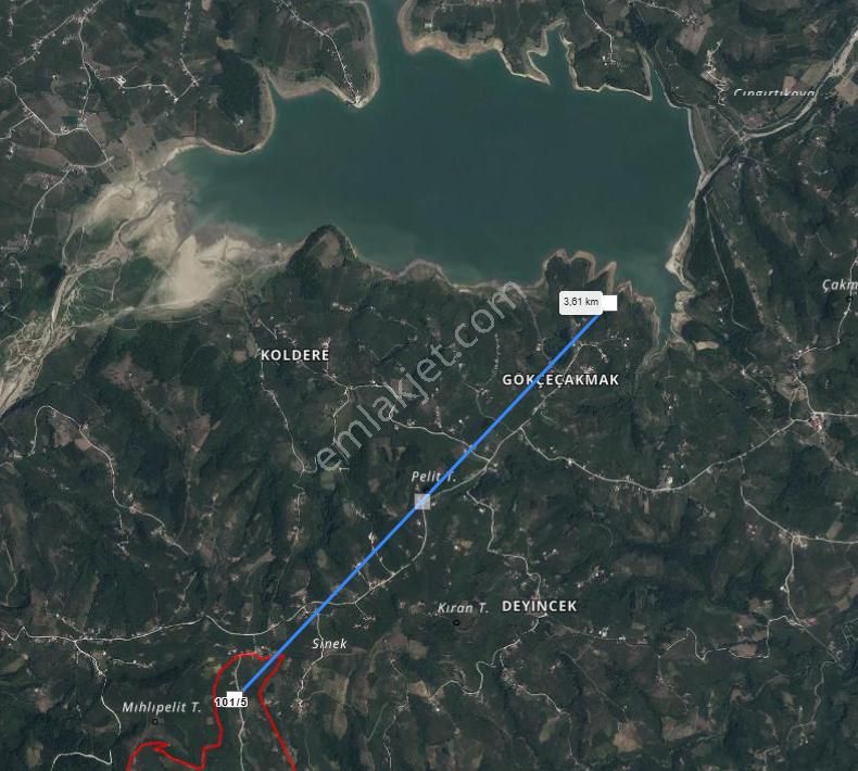 Samsun Çarşamba Selimiye'de Satılık Tek Tapu Tarla - Görsel 3