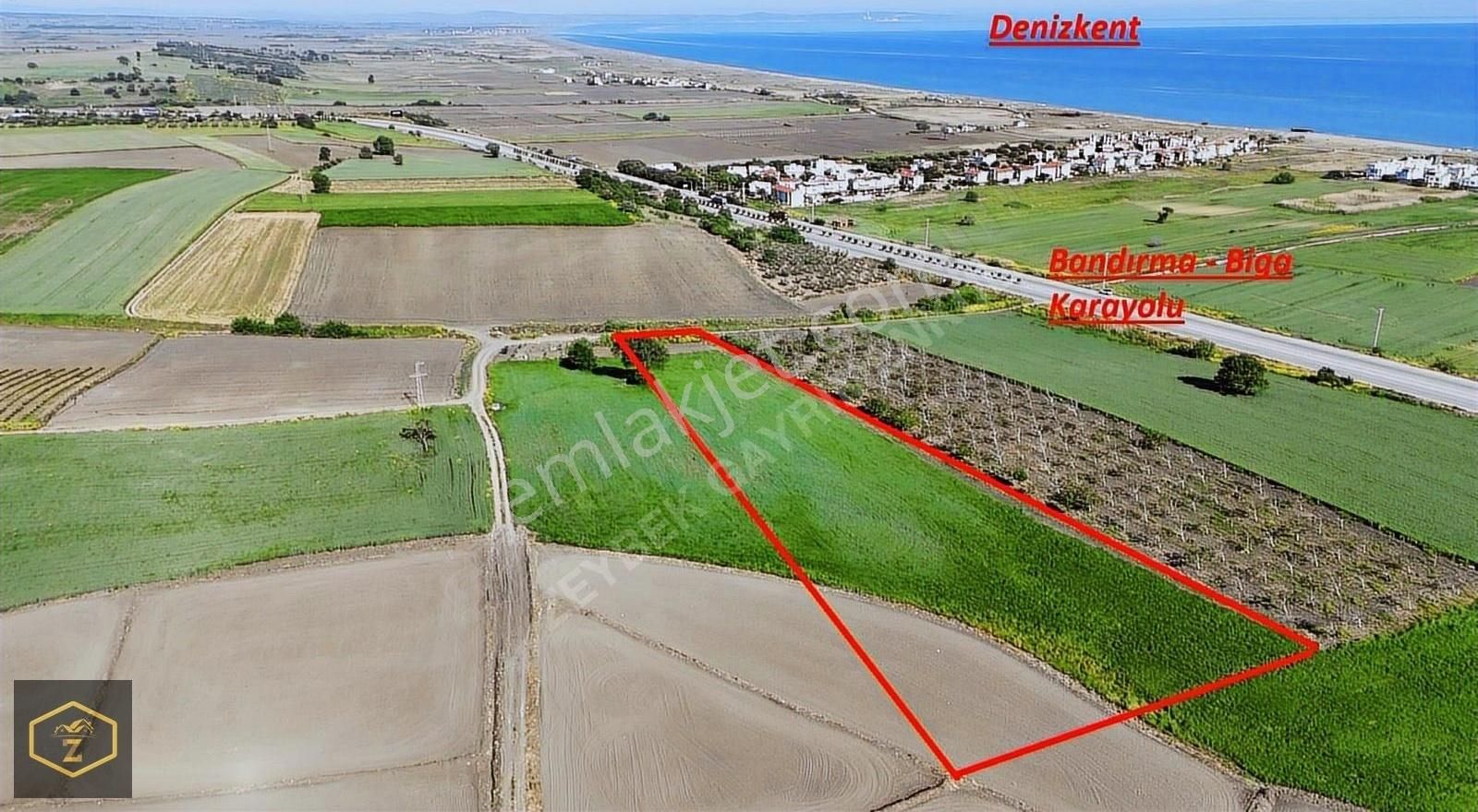 Zeybek Emlaktan 9500 M2 Deniz Manzaralı Arazimiz Satılıktır