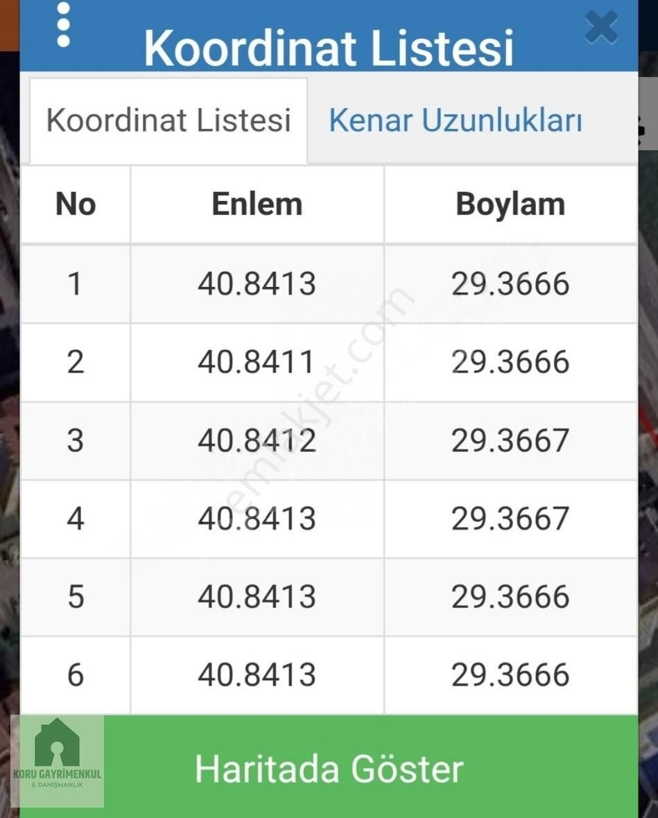 Koru Emlak'tan:166m2 Konut İmarlı Fırsat Arsa Satılıktır - Görsel 27