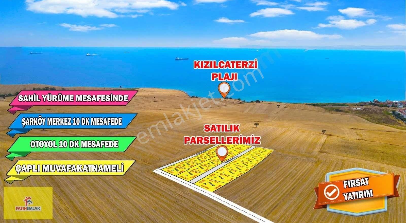 Şarkköy Plaja Yürüme Mesafesinde 230 M2 Çaplı Çevrilebilir