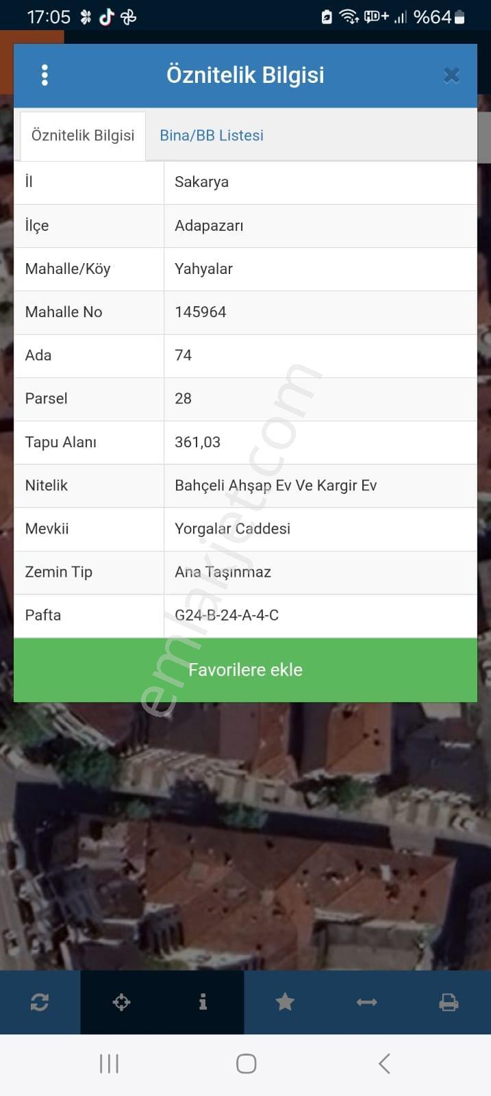 Sakarya Adapazarı Yahyalar Mh Girişi Bahceli 3 Katlı Mülk - Görsel 9