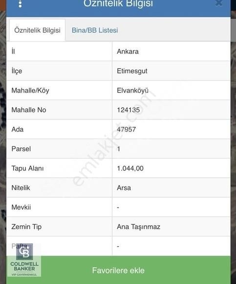 Etimesgut Oğuzlar'da Tek Tapu Köşe Başı 0.40 Emsal Villa Parseli