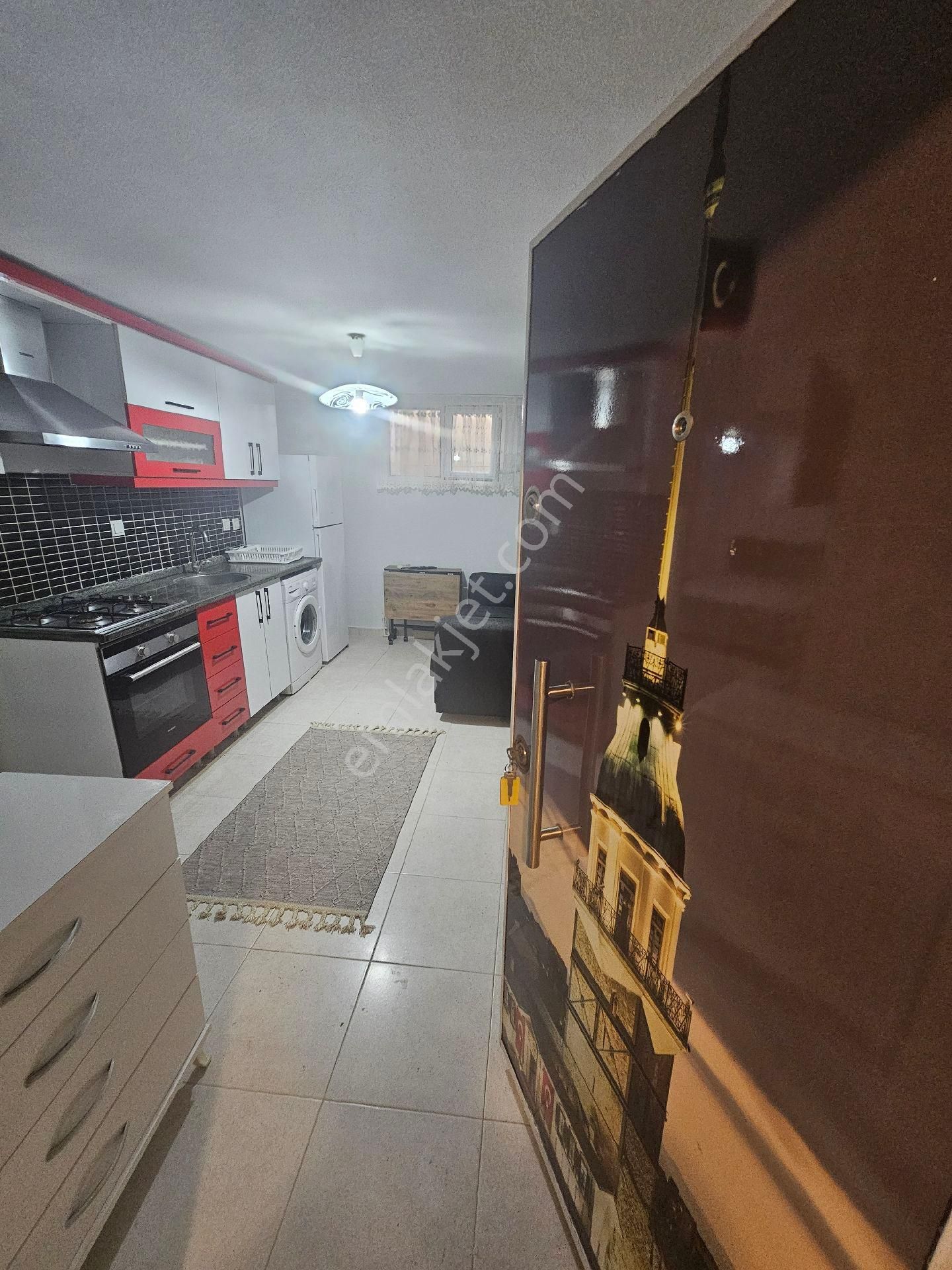 A K Mutludan Kültürde Eşyalı Bodrum Kat 2+1 Daire Su Ve Elektrik Açık