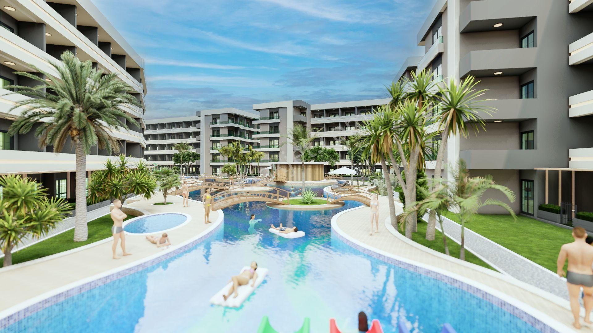 Royal Emlaktan Erdemli Tömük Mah Otel Konsepli Tatil Köyünde Satılık 1+1 Bahçe Katı - Görsel 14