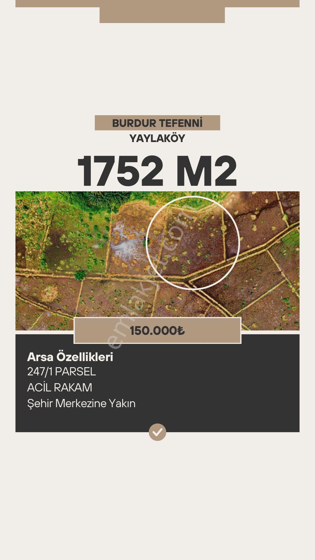 Bölgenin En Uygun Parseli Acil Satılık