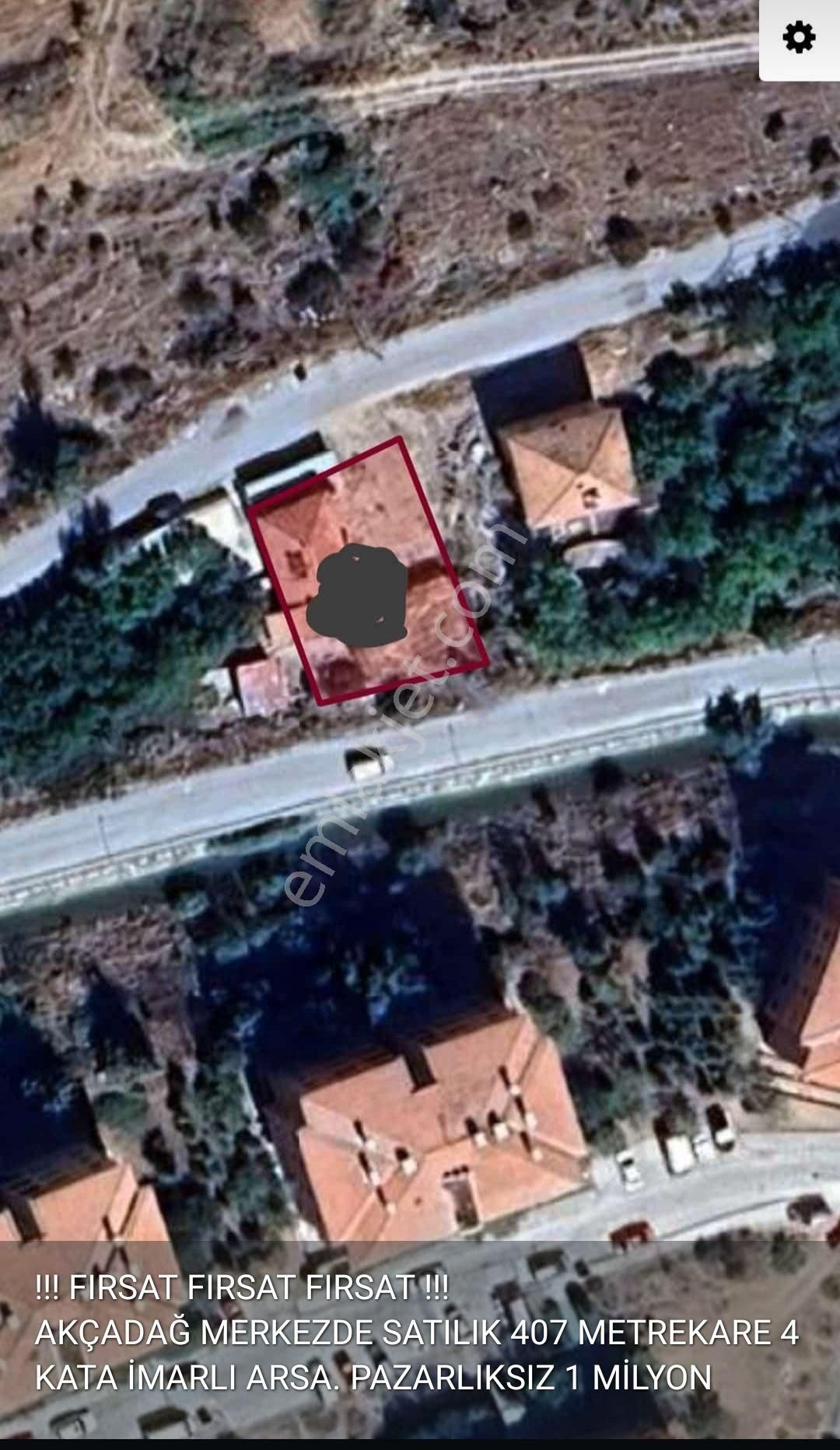 Akçadağ Merkezde İmarlı Arsa
