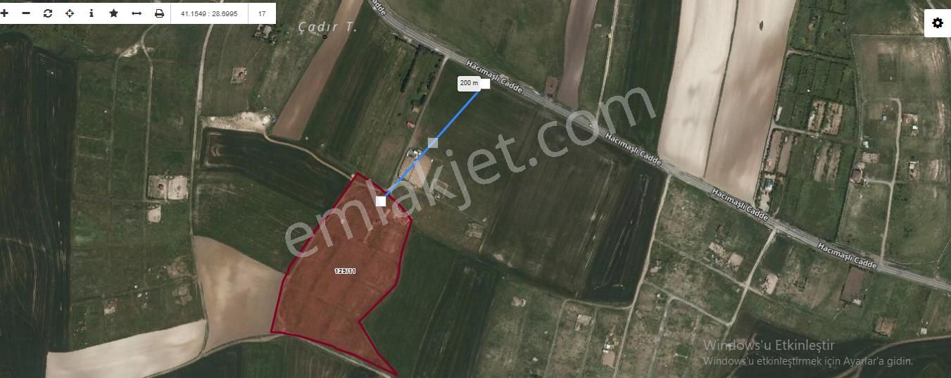Arnavutköy Hacımaşlı Satılık Arsa , 300 M2 Yolu Var Hisseli İmarlı