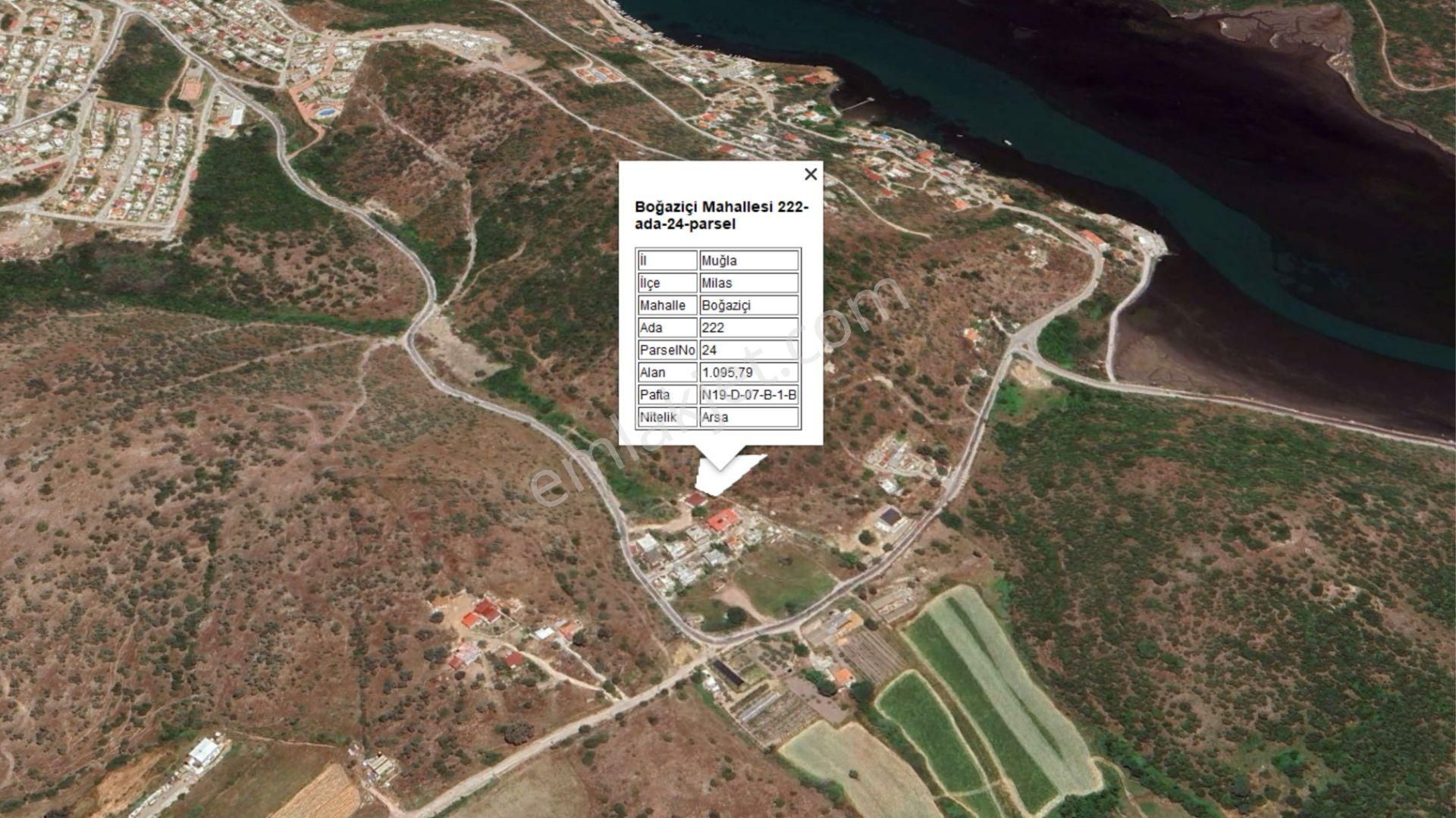 Milas Boğaziçi'nde Göl Manzaralı Yatırımlık Satıllık Arsa - Görsel 30