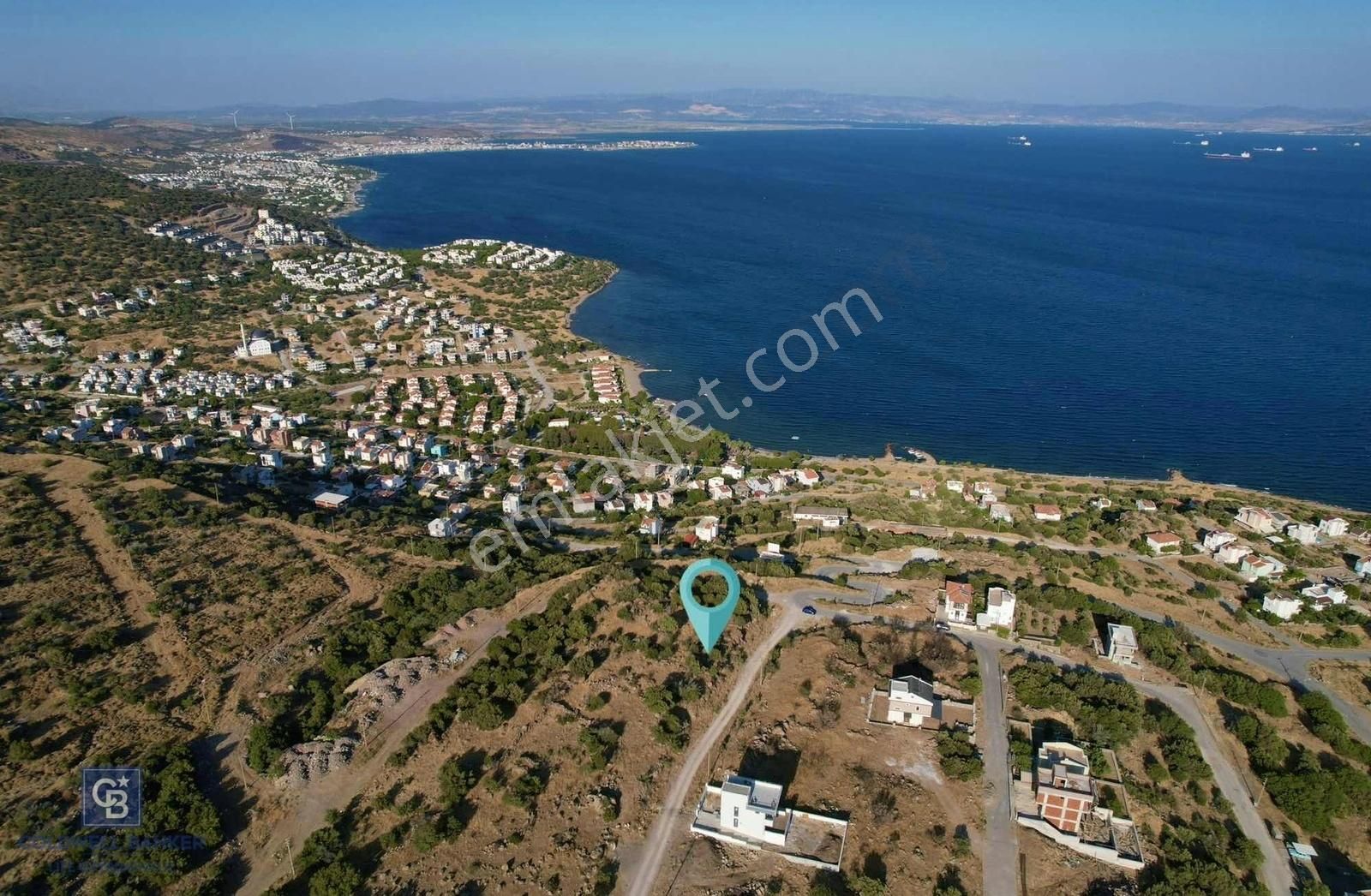 Çandarlı Eykoda İnşaat Ruhsatı Hazır Deniz Manzaralı Arsa - Görsel 2