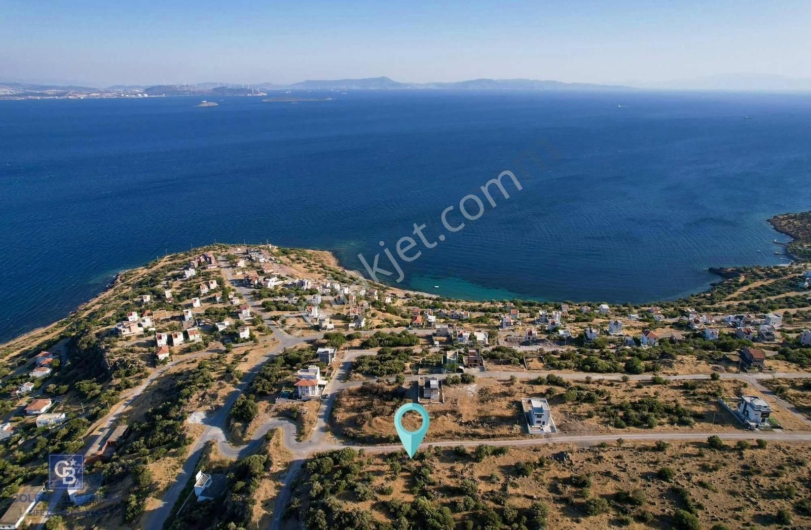 Çandarlı Eykoda İnşaat Ruhsatı Hazır Deniz Manzaralı Arsa - Görsel 13