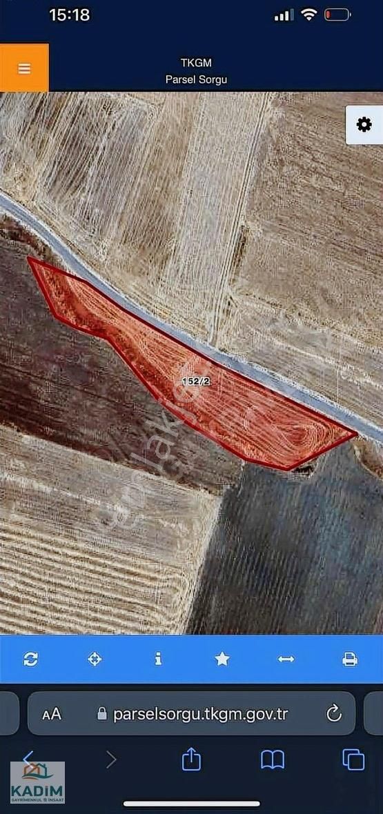 Kadim Emlaktan Yıgmatepe De Asvalta 185 Metre Cepheli Arazi