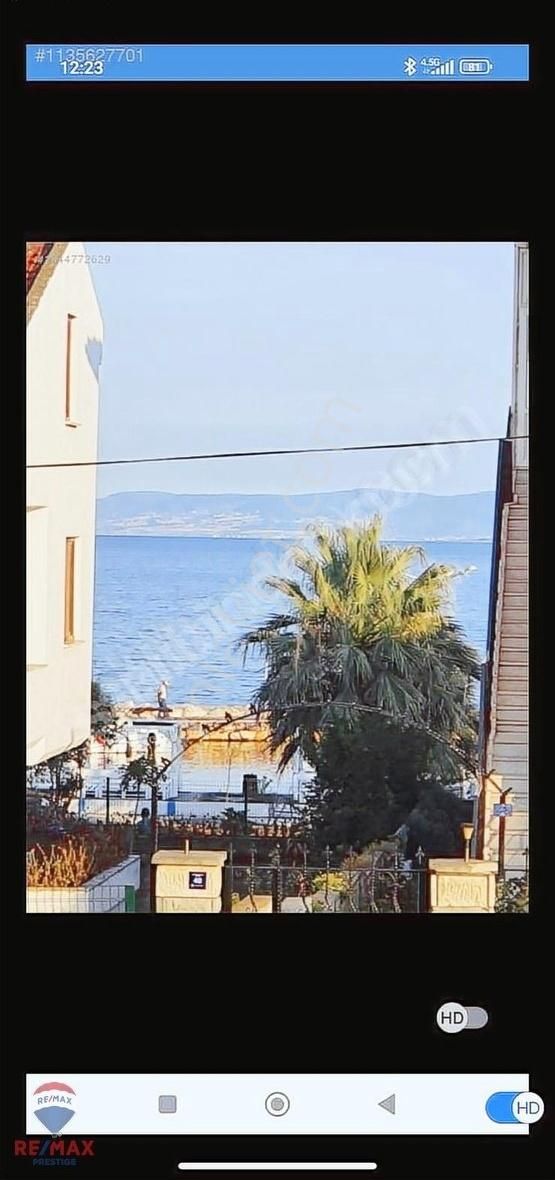 Karabigada Denize 100 Met. Mesafede, Bahçeli 2+1 Satılık Daire
