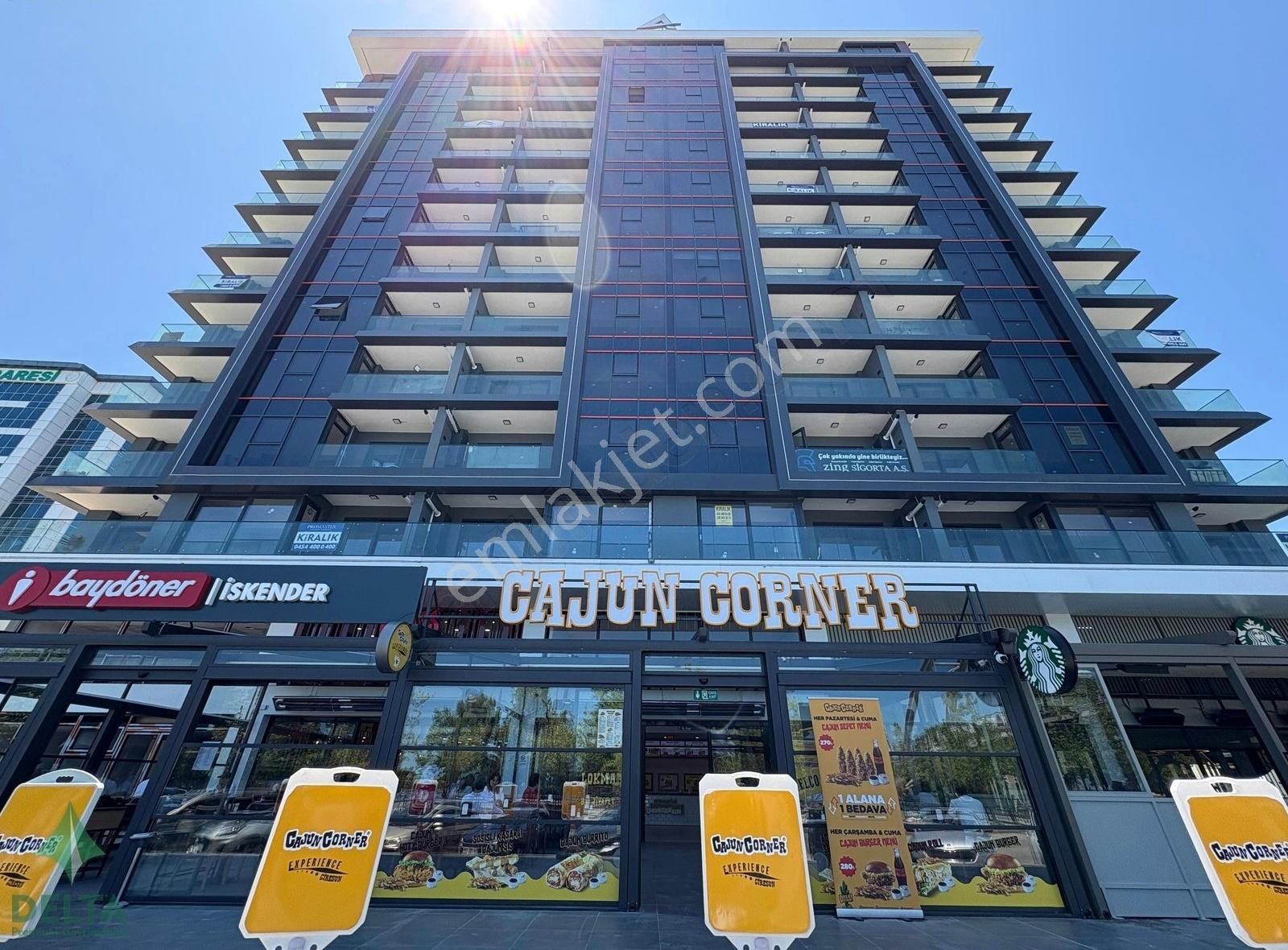 Delta Gayrimenkul'den A Plaza'da Kiralık 1+1 Ön Cephe Ofis