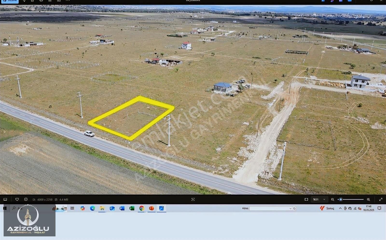 Cadde Cephe Mükemmel Konumda Satılık İmarlı İfrazlı Arsa