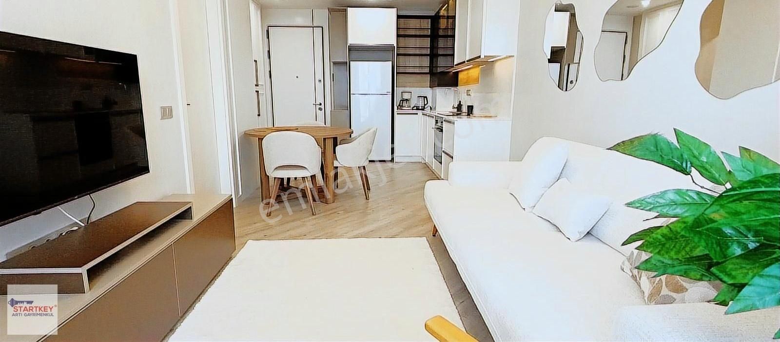 İzmir Allsancak Sitesi 1+1 Yeni Eşyalı Manzaralı Kiralık Daire