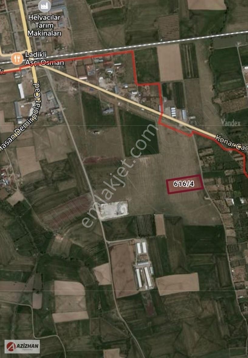 Azizhan'dan Sarayönünde 14.994 M Satılık Sanayi Arsası