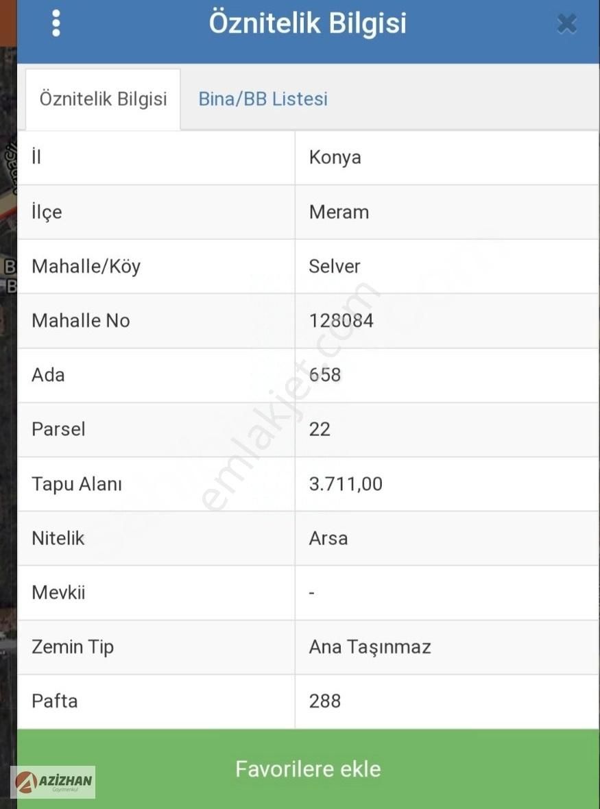 Azizhan'dan Meram Selver'de 3.720 M² Kupon Arsa