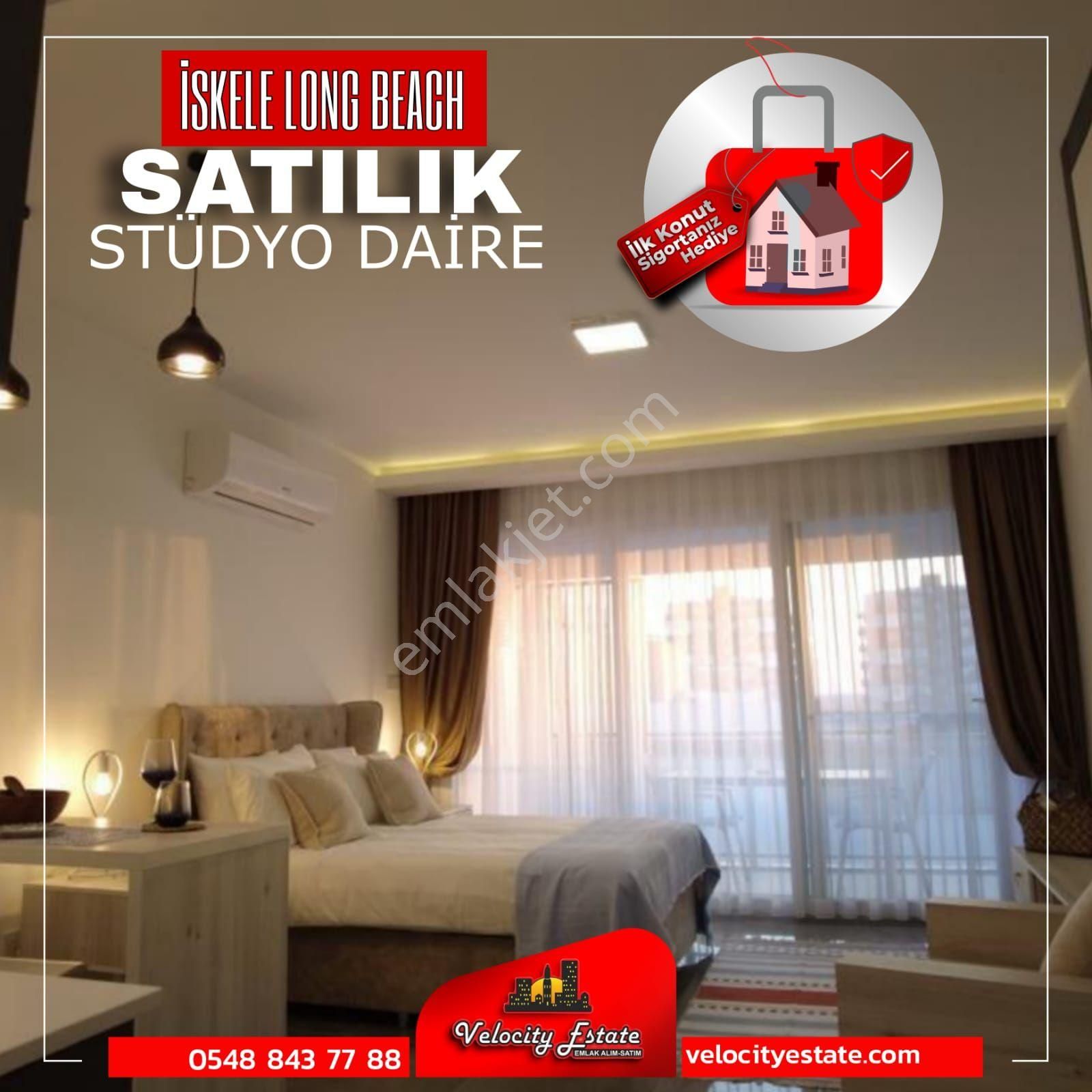 İskele Long Beach’te Eşyalı Satılık Stüdyo Daire