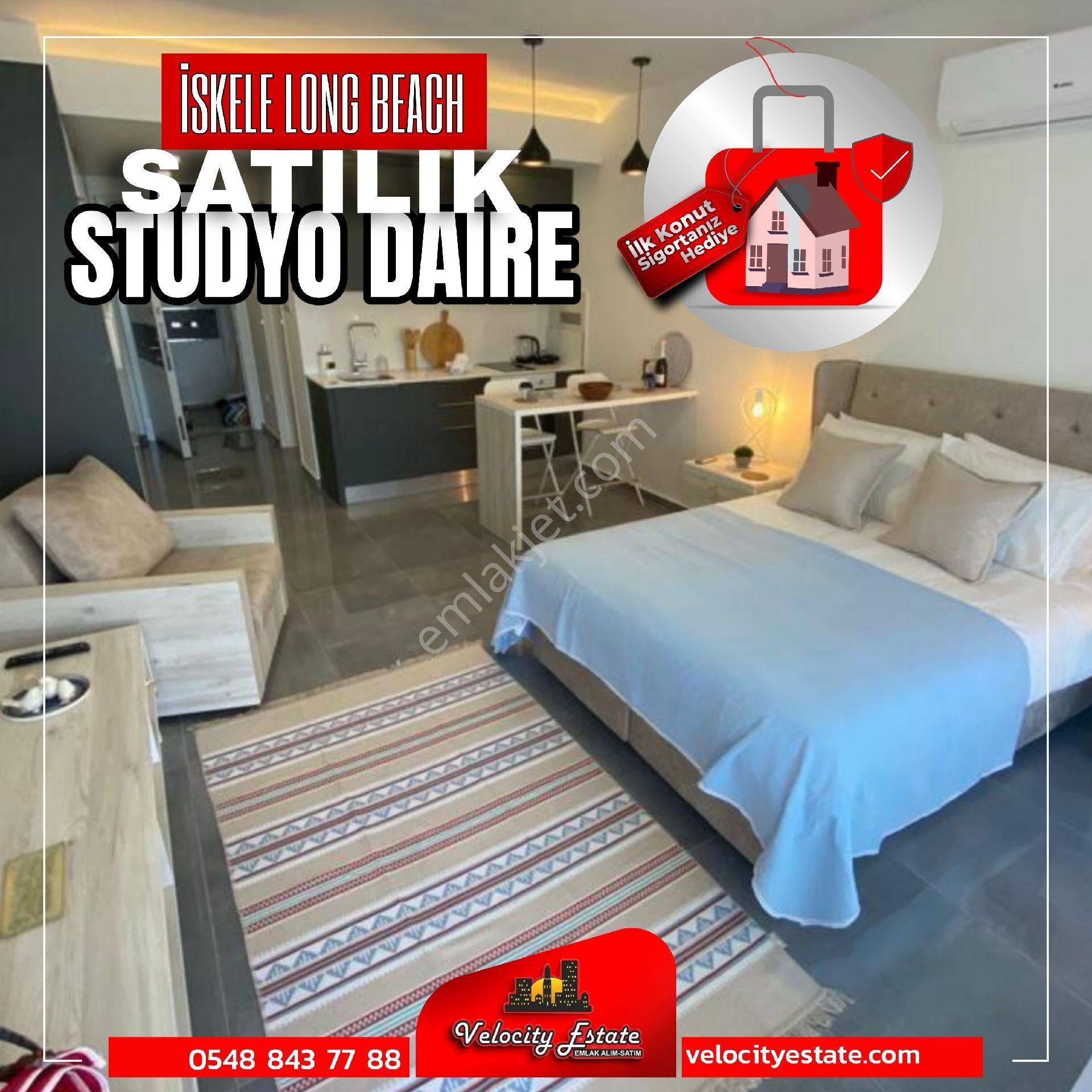 İskele Long Beach’te Eşyalı Satılık Stüdyo Daire