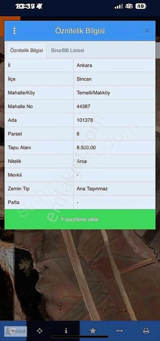 Tek Tapu 16 Kat İmarlı Arsa Osb Bölgesi 72 Daire