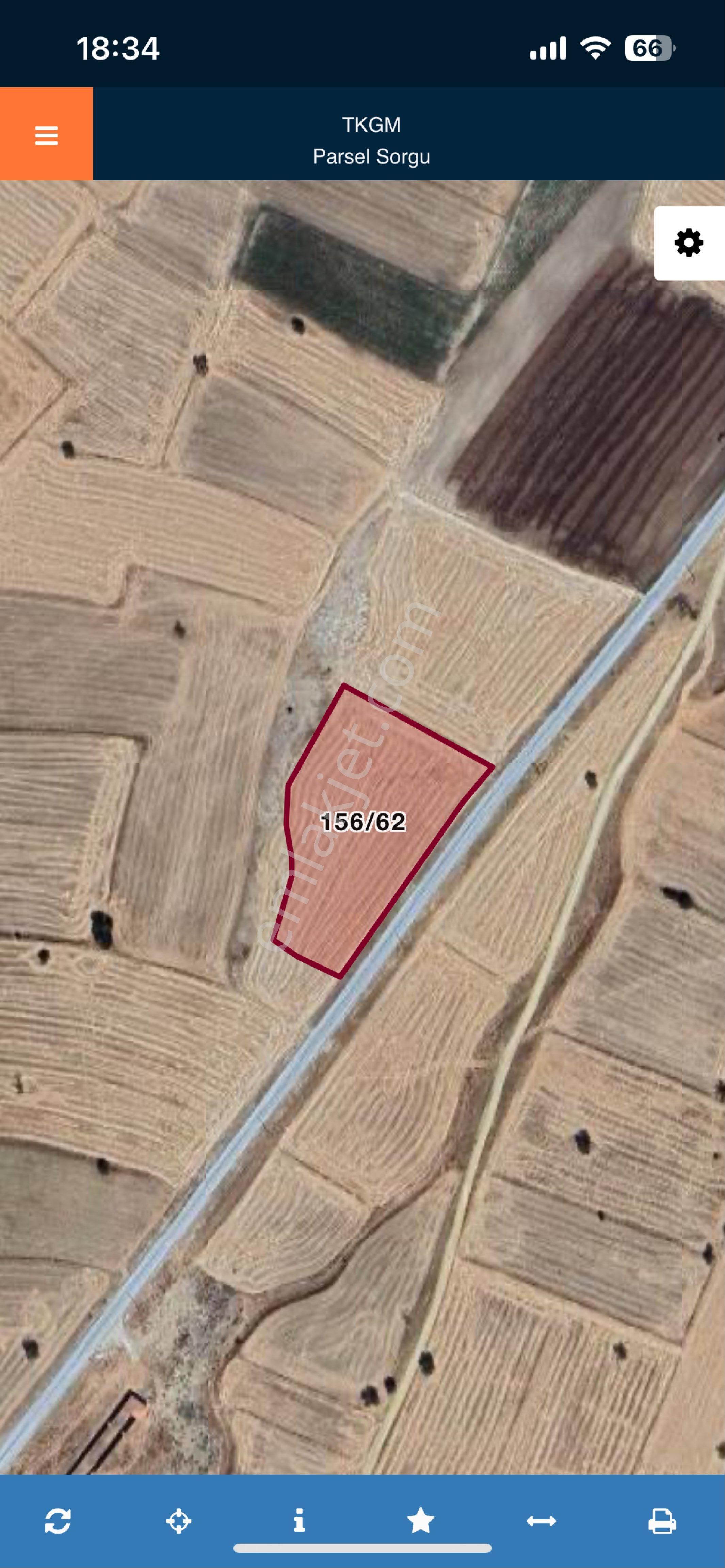 Anıtkaya’da 8536 M² Satılık Tarla