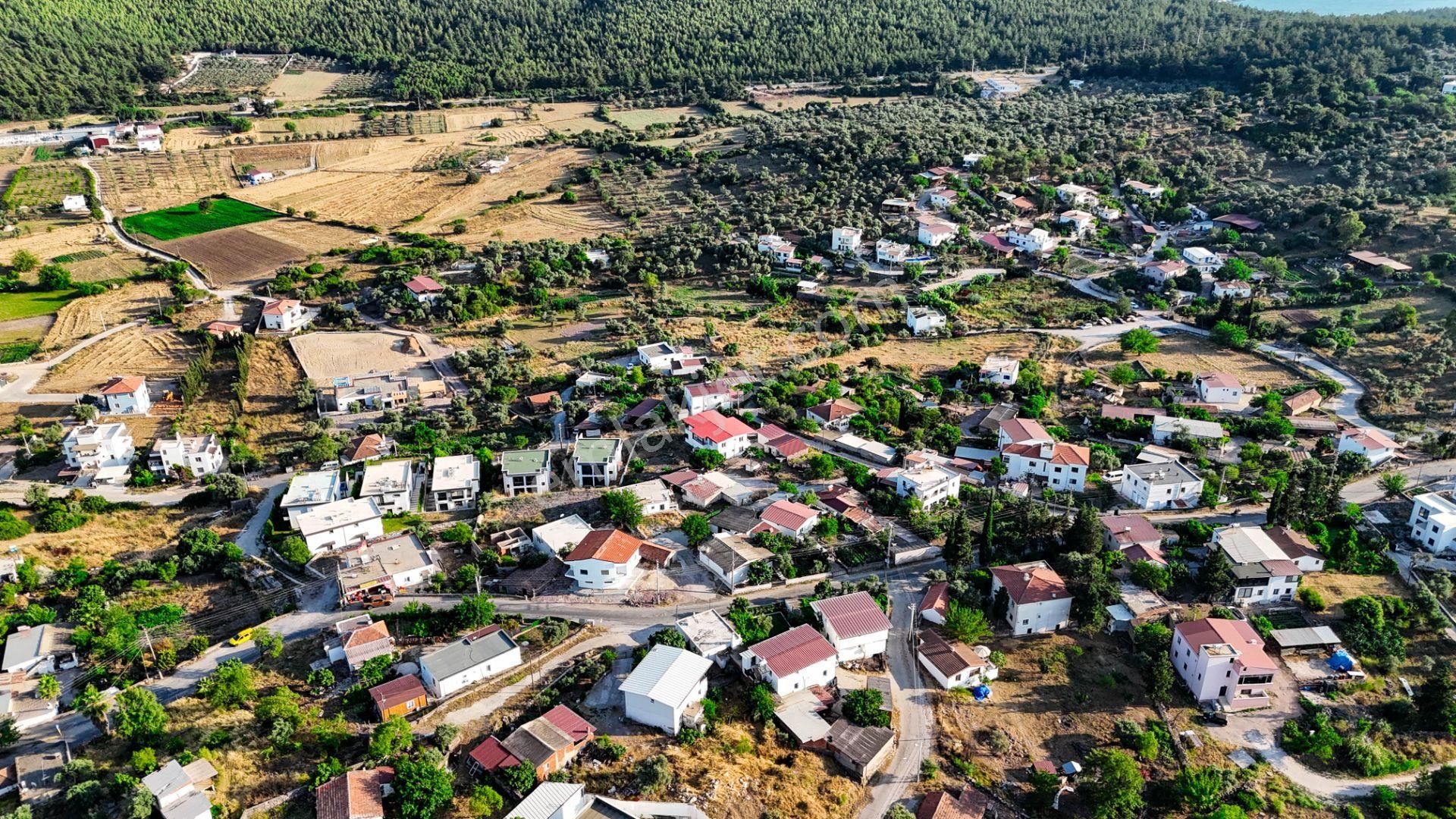 Milas Meşelik Mahallesin'de Köy İçinde İmarlı Satılık Arsa - Görsel 9