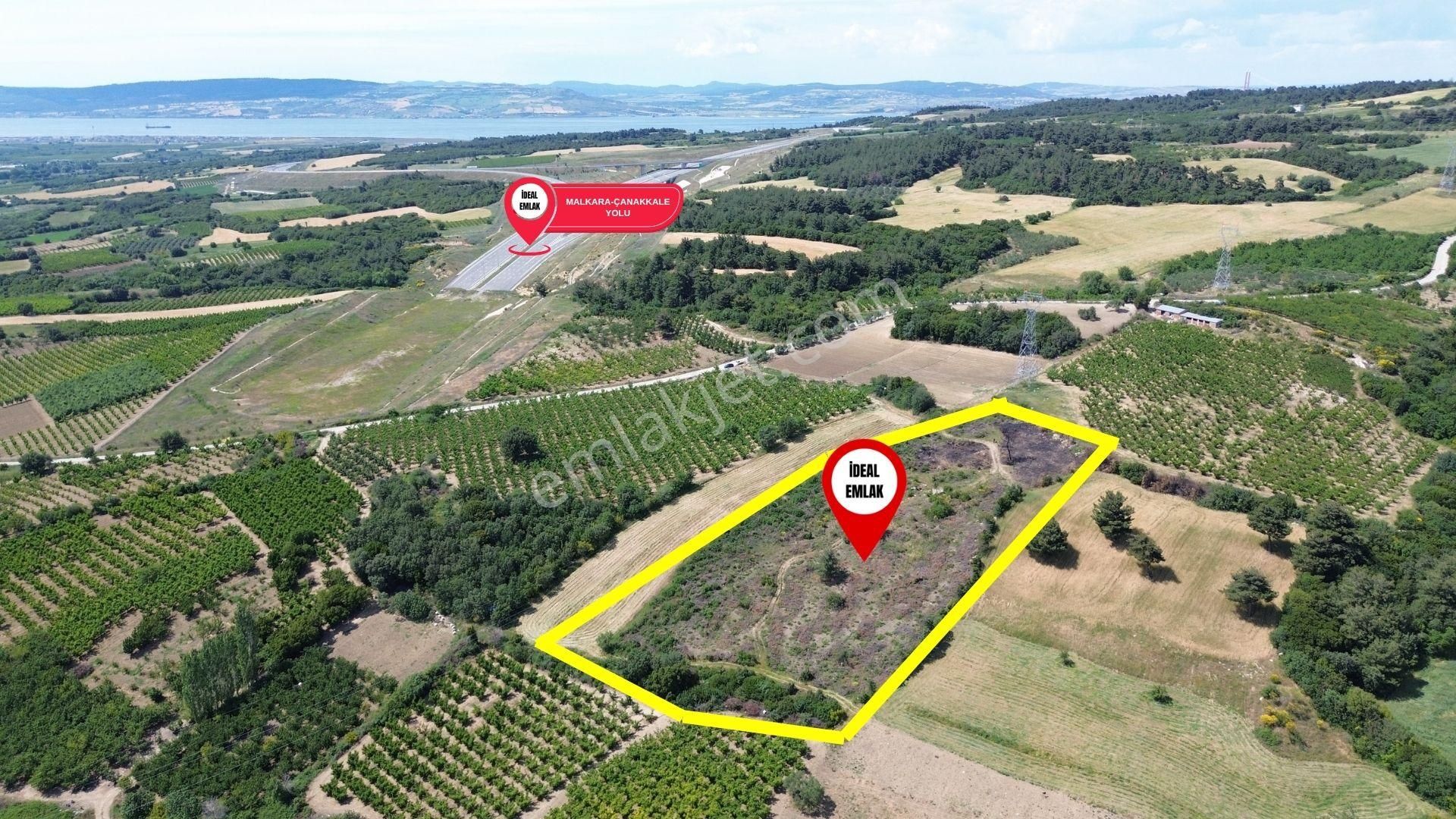 Çanakkale Lapseki Umurbey'de Boğaz Manzaralı 11.233 M2 Tarla!!!