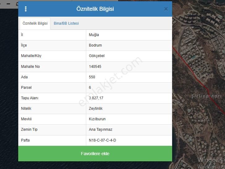 Muğla/ Bodrum/ Yalıkavakta Satılık 263 M2 Arsa - Görsel 3