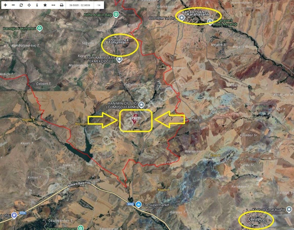 Çankaya Tohumlarda 3052m2 Hisse Tapu Etrafı Çevrili Karadeniz Em - Görsel 3