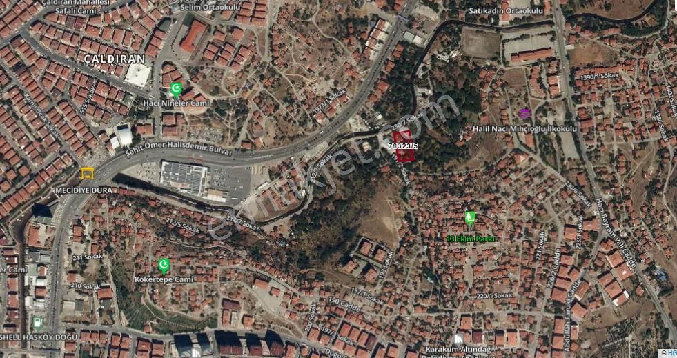 Pusula'dan Protokol Yoluna Yakın Yüksek Katlı İmarlı 412 M² Satılık Arsa
