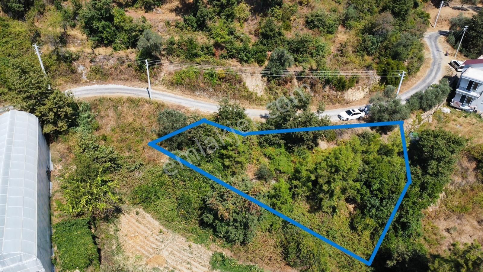 Alanya Kayabaşı Mahallesinde Deniz Manzaralı 646m2 Tarla