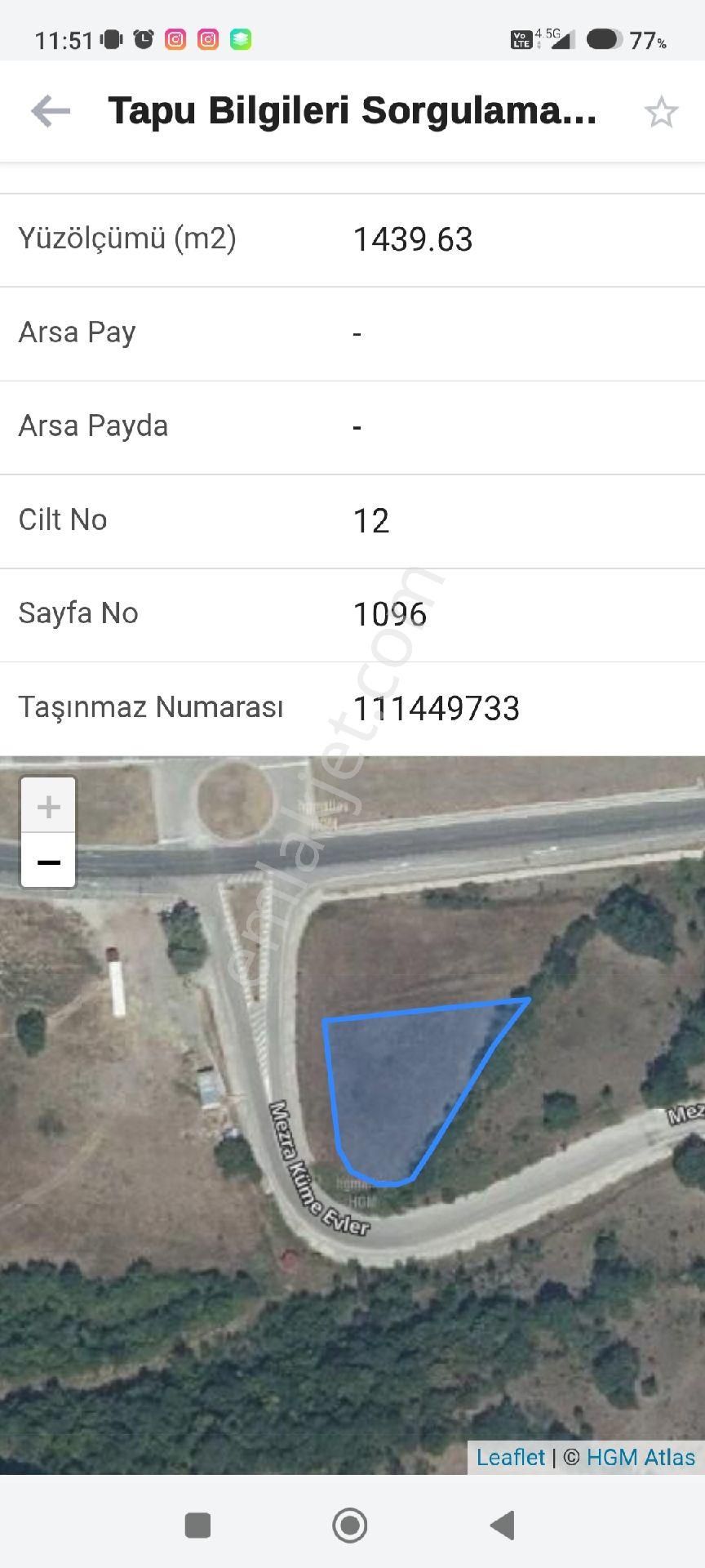 Niksar Amasya Erzincan Yoluna Sıfır Yol Kenarı Arsa